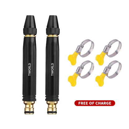 🚗💦Powerful High-Pressure Home Car Wash & Garden Sprayer ( Two free clamps are included )