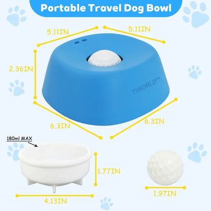 🐾Tiworld™ Vet-Recommended Slow Feeder Bowl for Dogs & Cats - Interactive Anti-Gulping Pet Dish for Healthy Tummies