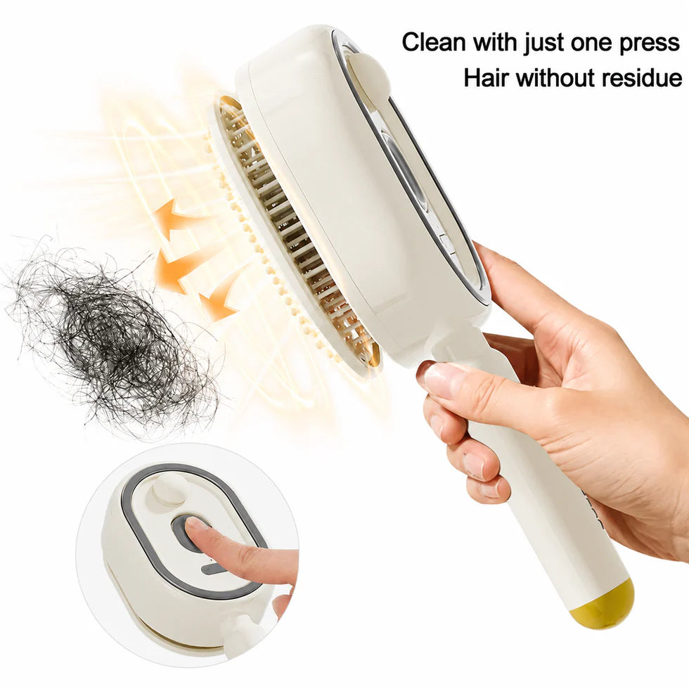 Anti-Knot & Anti-Frizz Brush Detangles, hydrates, and tames frizz in just a few minutes every day
