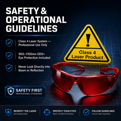 🔥2026 Brand New 120W 900-1100nm High-Power IR Laser Pointer