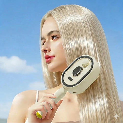 Anti-Knot & Anti-Frizz Brush Detangles, hydrates, and tames frizz in just a few minutes every day