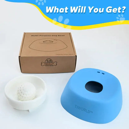 🐾Tiworld™ Vet-Recommended Slow Feeder Bowl for Dogs & Cats - Interactive Anti-Gulping Pet Dish for Healthy Tummies
